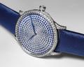 Beneath its hypnotic blue dial, beats the hand-wound HMC 327 Manufacture calibre :: H. Moser & Cie.