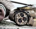 Alpina has used its experience as official supplier of military and pilot watches to develop a new version of its iconic Startimer Pilot Big Date Chronograph.  :: Alpina