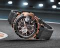  316L stainless steel case with rose gold and black PVD coating with engraved see-through caseback :: Tissot